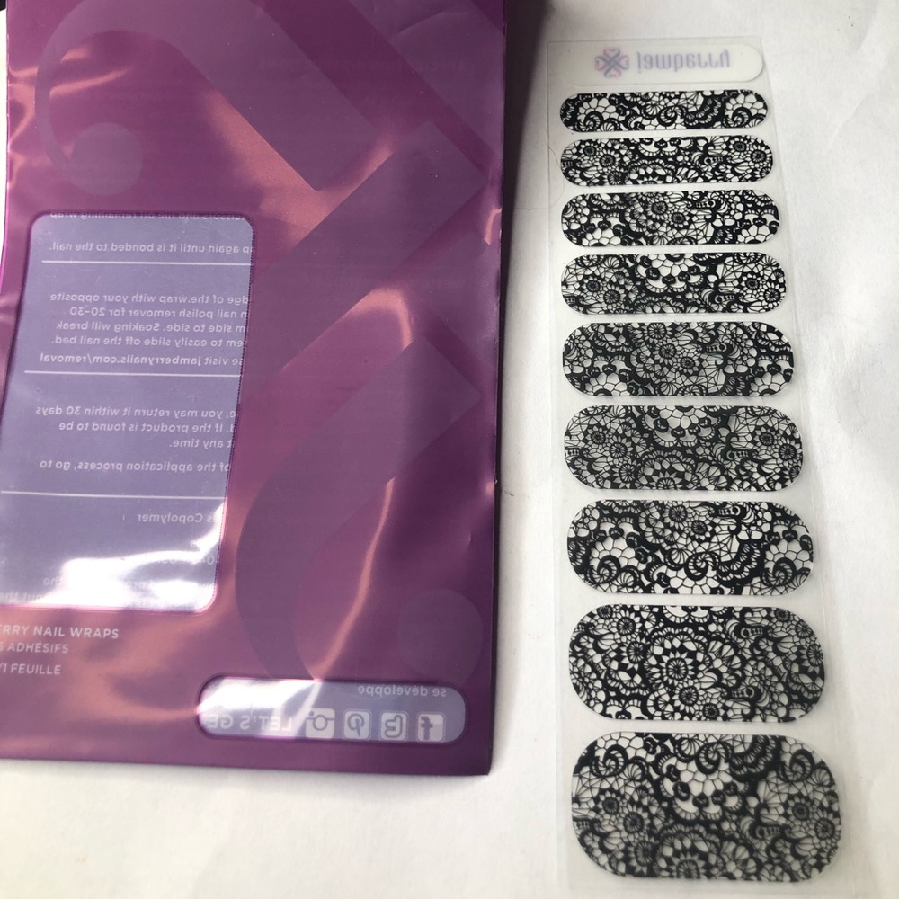 Jamberry clear overlay